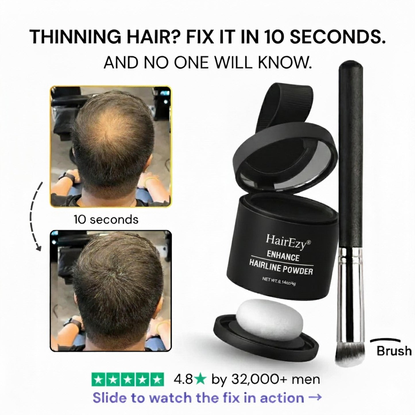 Hairo™ Hair Density Filler by HairEzy
